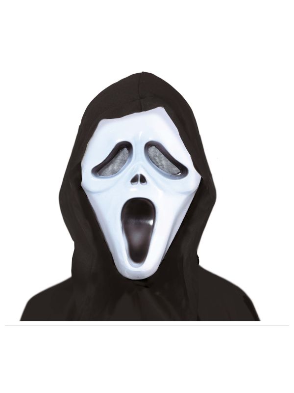 Scream masker met kap kind halloween