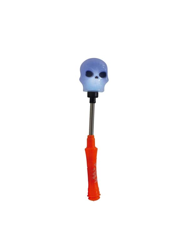 Skelet toverstaf met licht 24 cm halloween