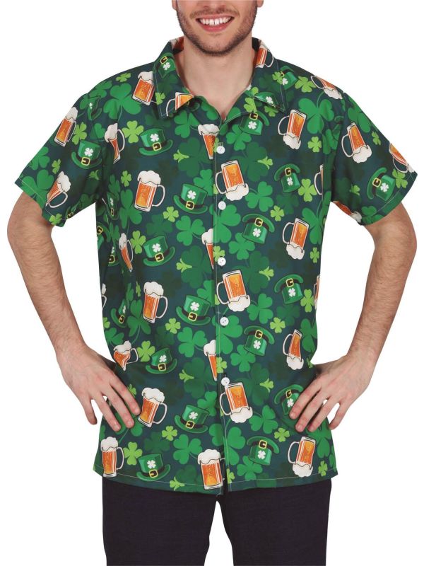 Smaragdgroen St. Patrick's T-shirt Mannen