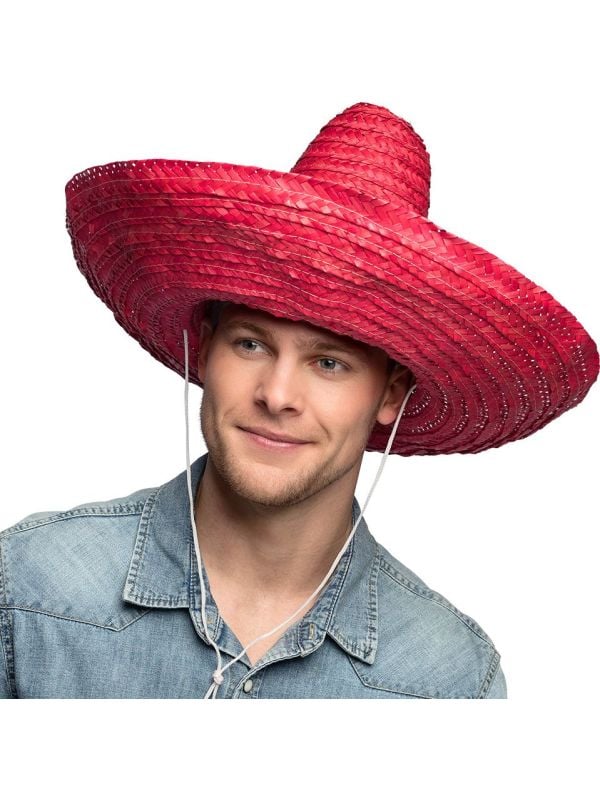 Sombrero Puebla rood