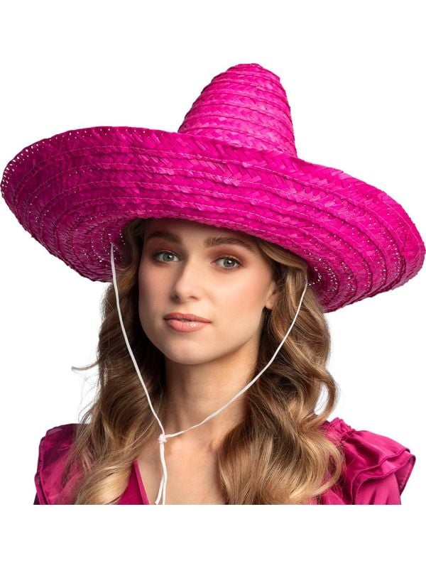 Sombrero Puebla roze