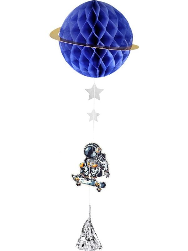 Space Party Honeycomb Blauw