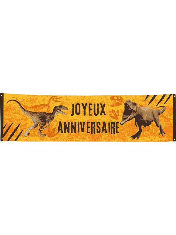 Spandoek T-Rex Joyeux Anniversaire 180cm