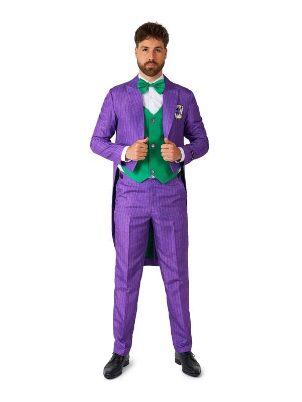 Suitmeister Men's Pak The Joker™ Tailcoat Pak Paars