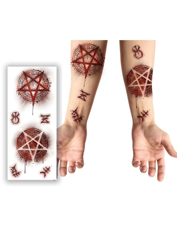 Tattoos satan halloween