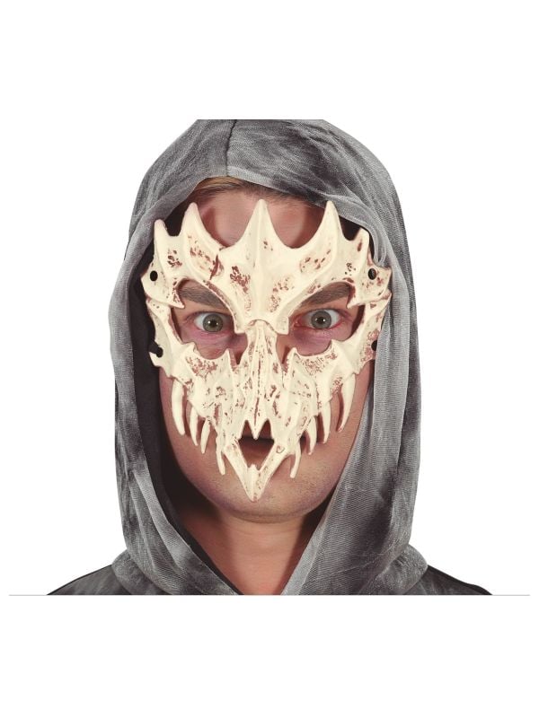 Tijger schedel masker halloween