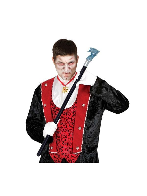 Vampierenstok met drakenhoofd 90 cm halloween