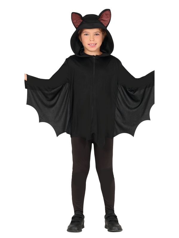 Vleermuis poncho halloween kind