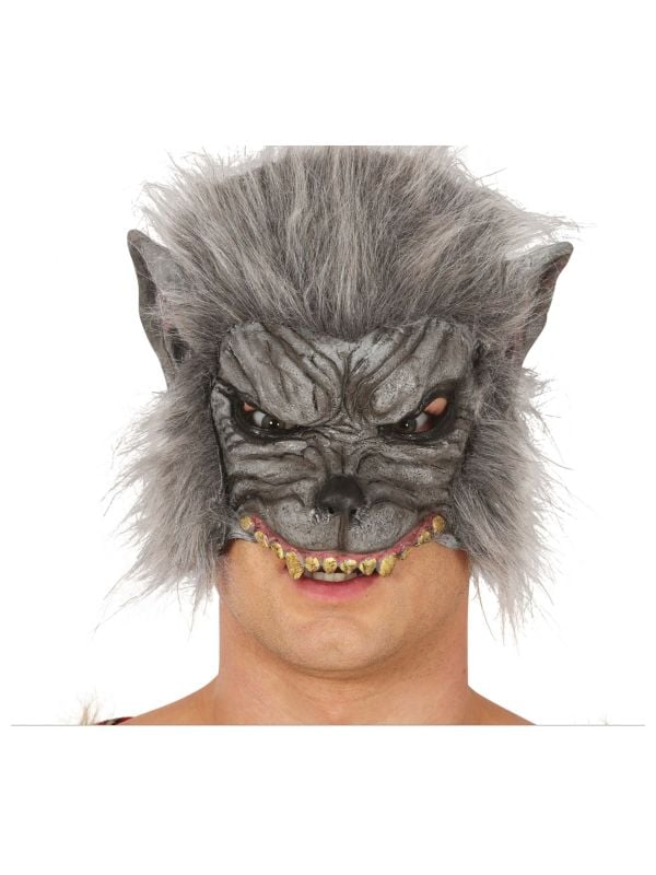 Weerwolf halfmasker halloween