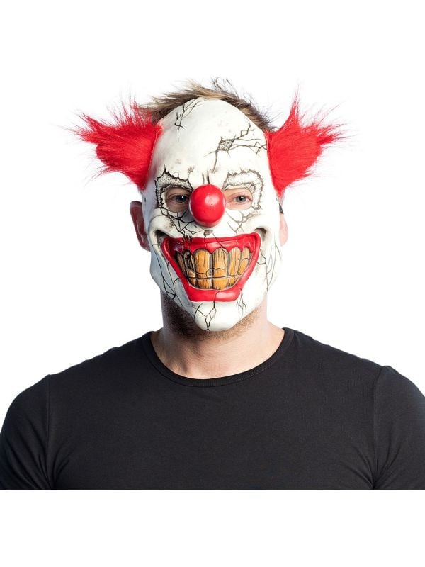 Wicked Clown Latex Gezichtsmasker halloween