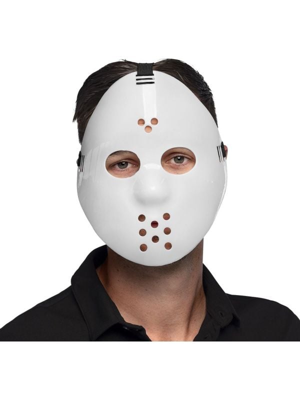 Wit Hockey Gezichtsmasker