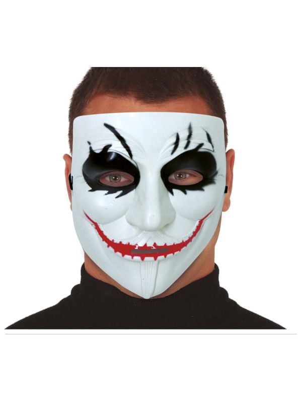 Wit Joker masker halloween