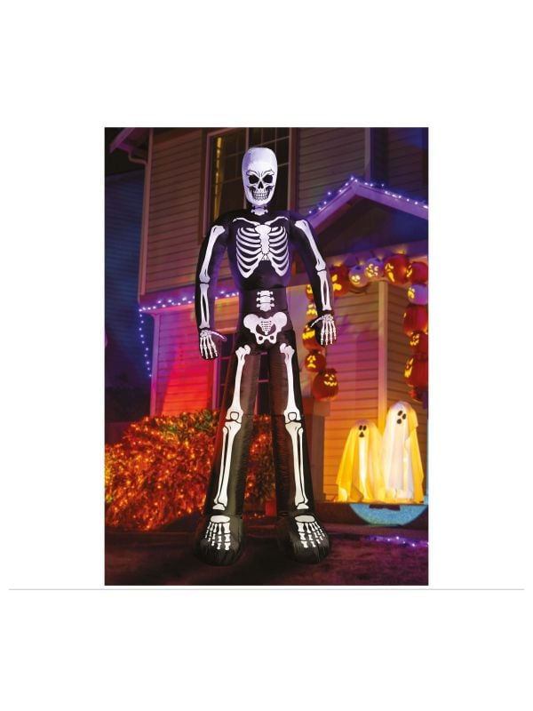 XL Halloween skelet opblaasbaar 200CM