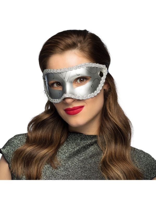 Zilveren Gabriella Oogmasker