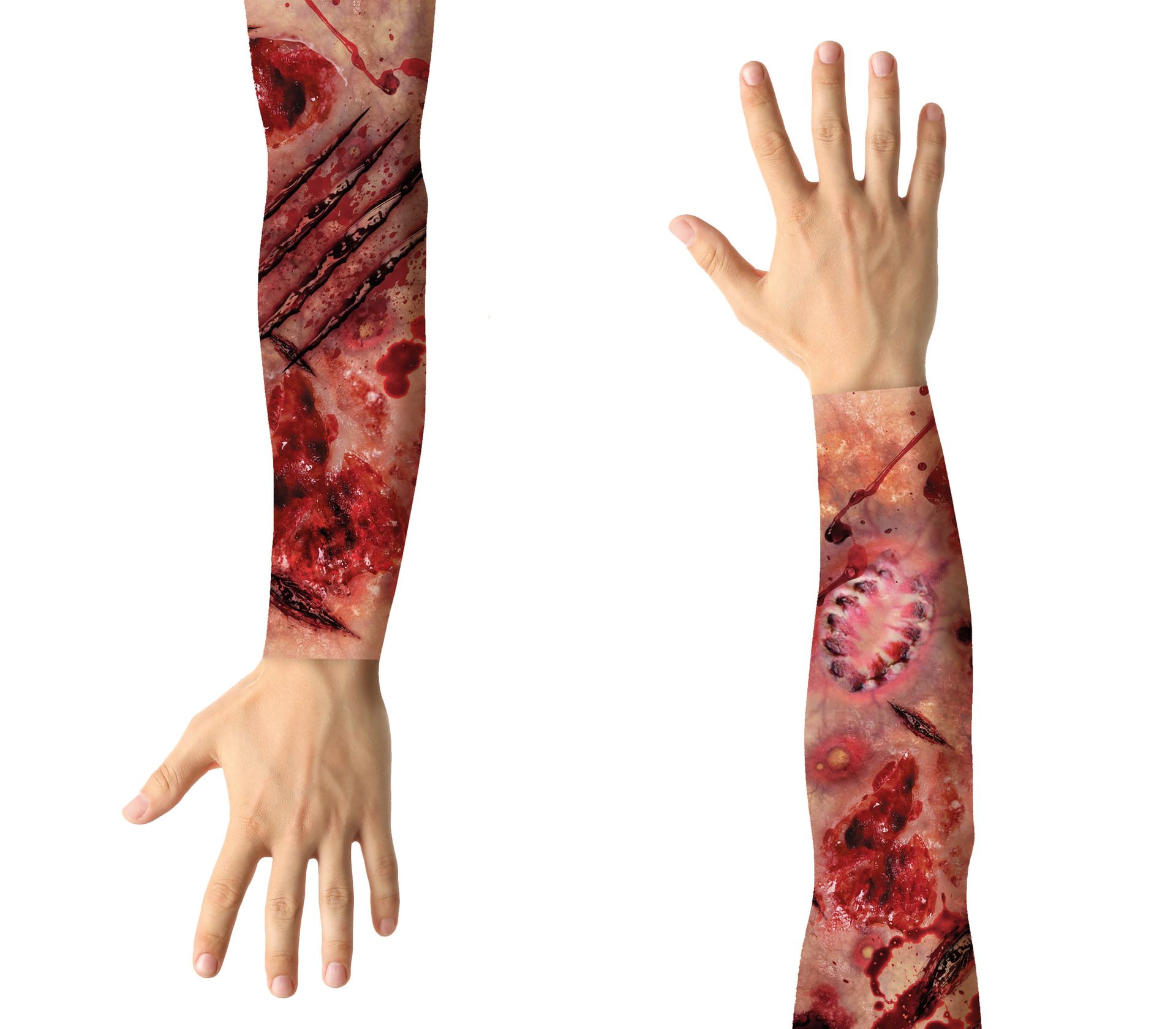 2 sleeves verwondingen halloween