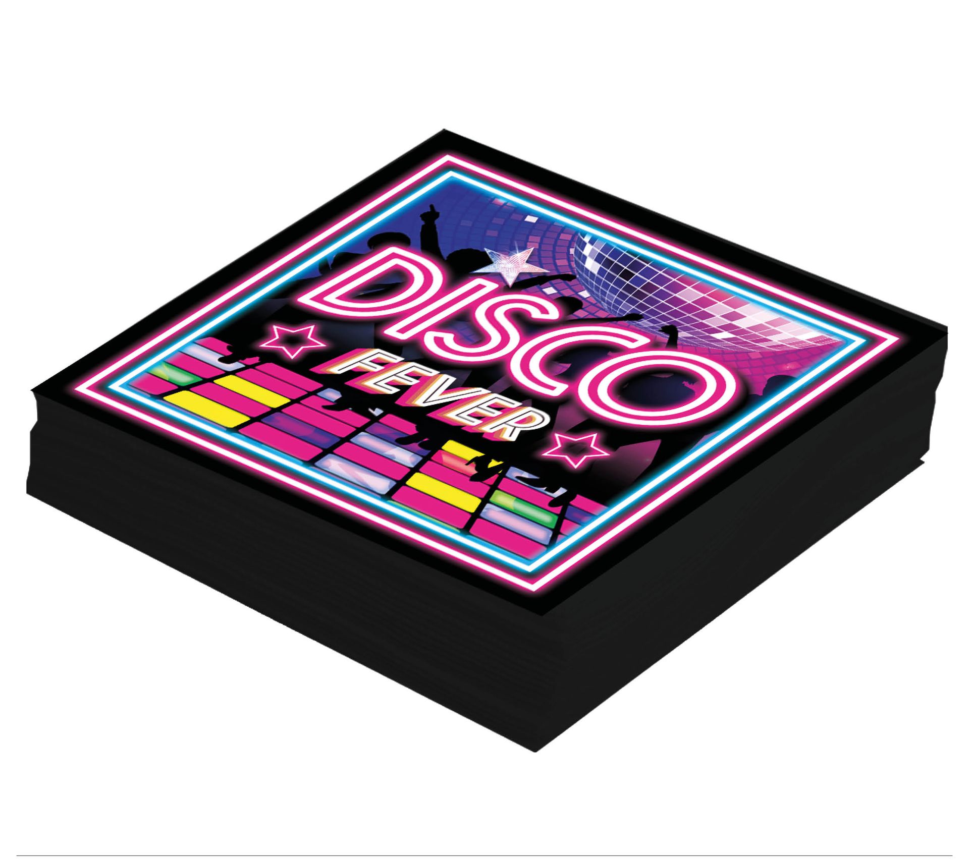 20 papieren servetten retro disco