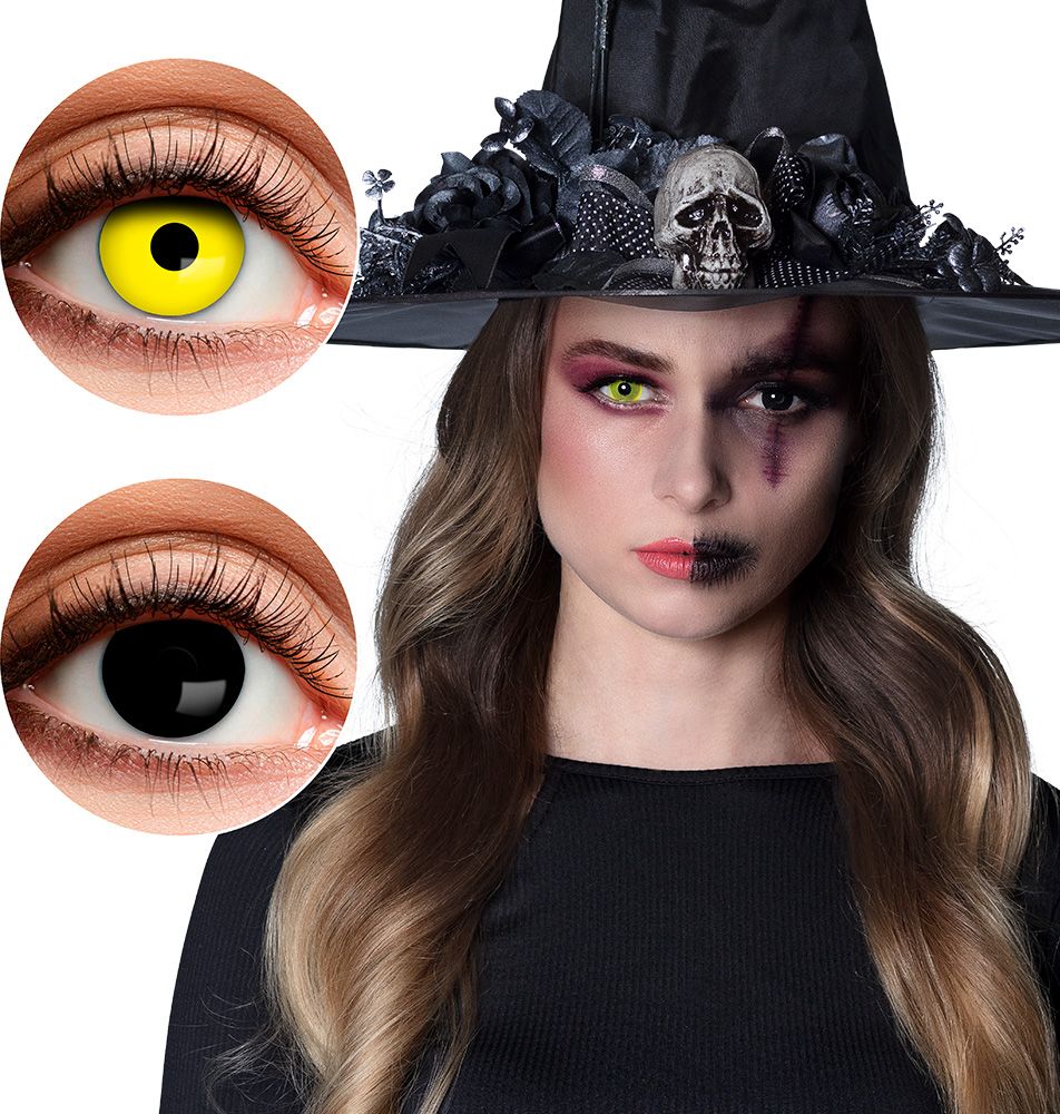 3-Maands Duolenzen Crazy Witch halloween