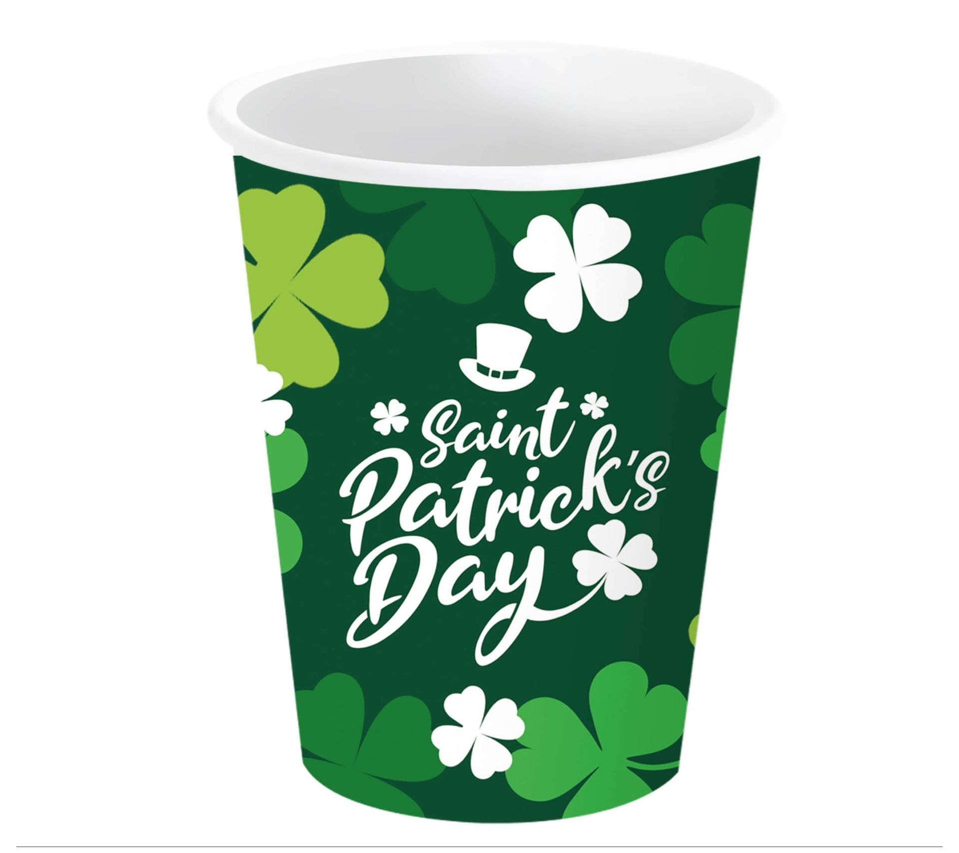 6 drinkbekers Saint Patrick's Day 240 ml