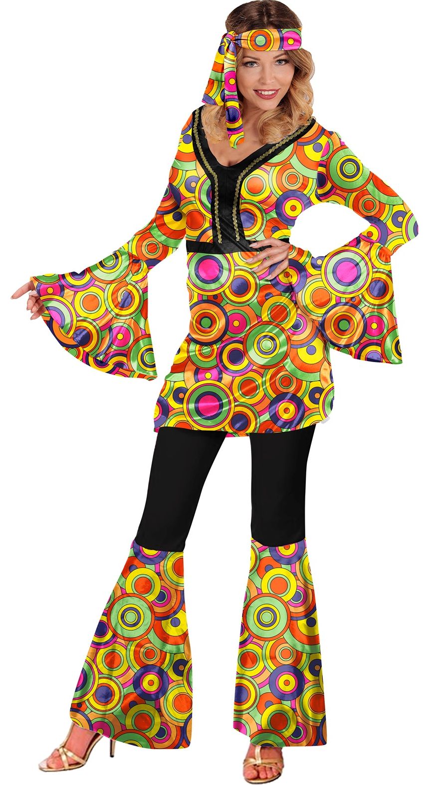 70s retro groovy style pak vrouwen