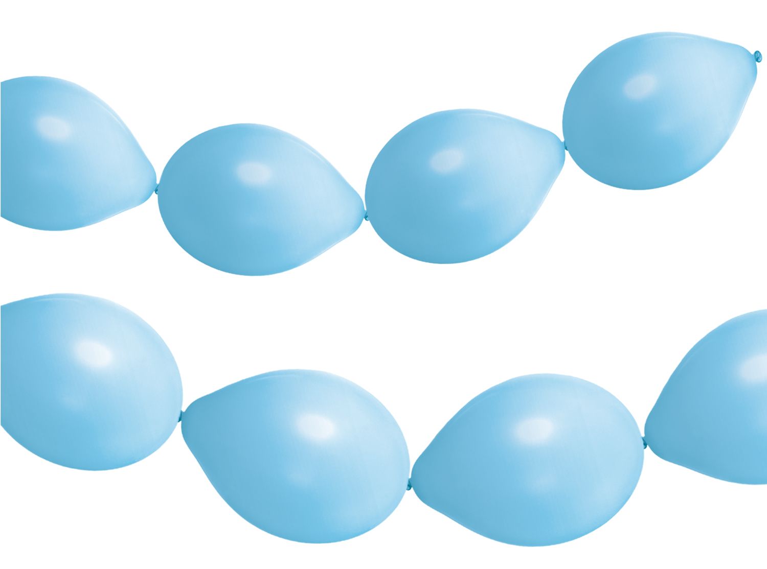 Baby blauwe ballonnenslinger matte kleur