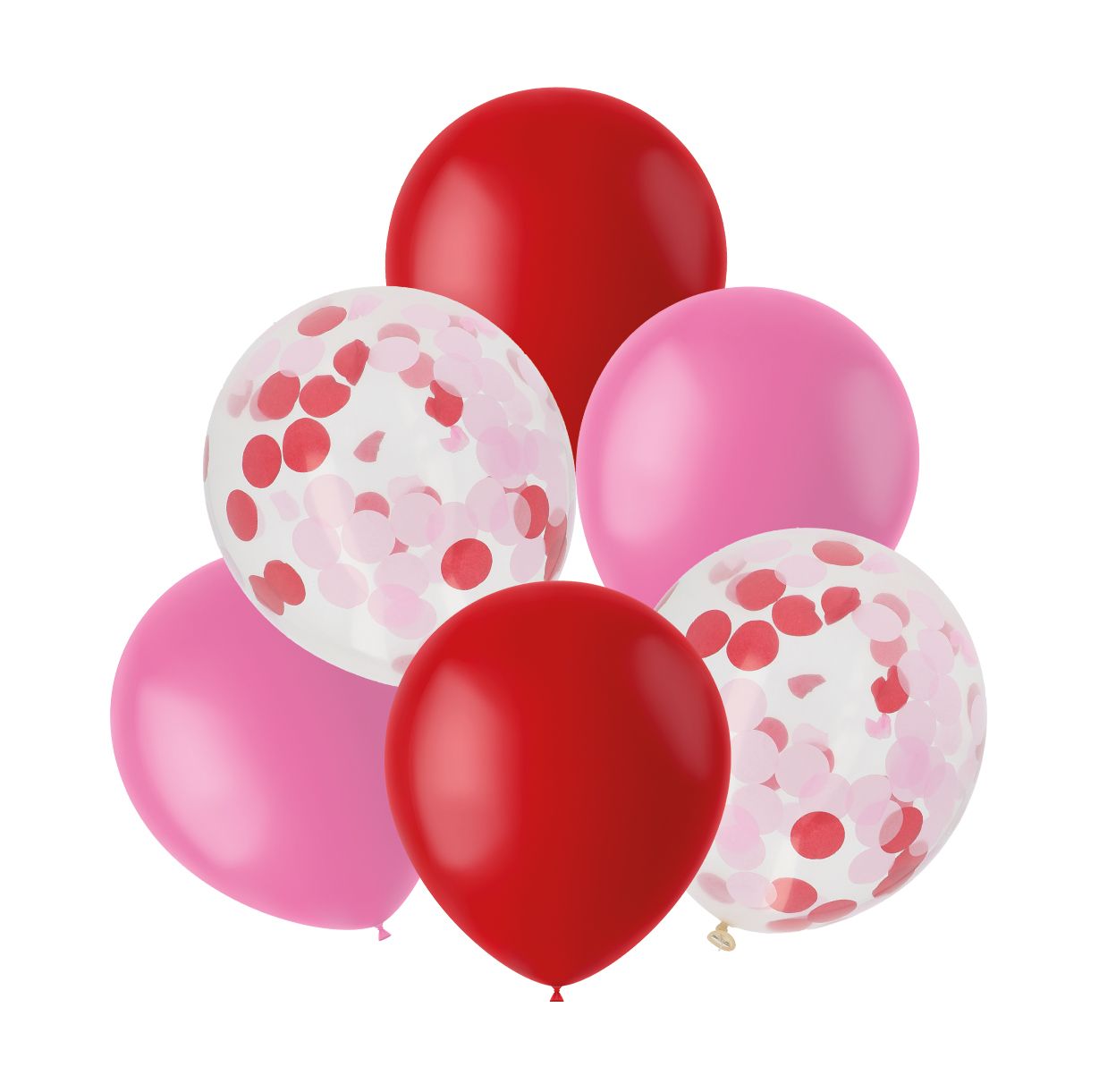 Ballonnen mix roze rood