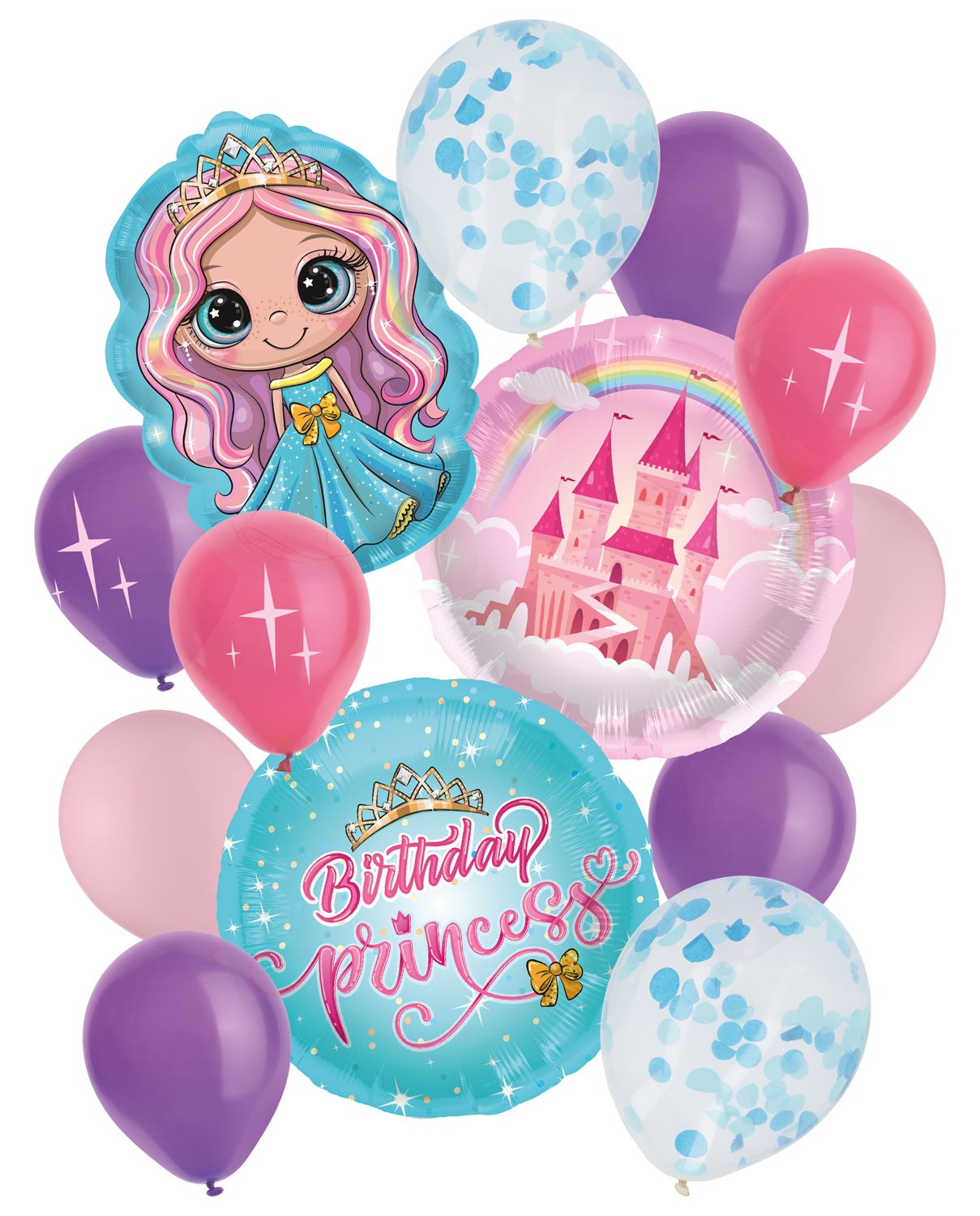 Ballonnen Set Prinses