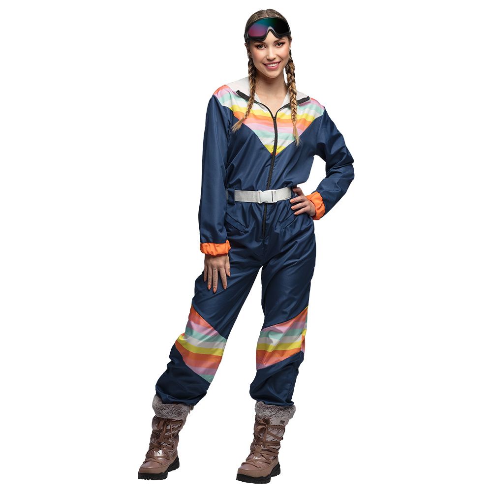 Blauw regenboog skipak dames