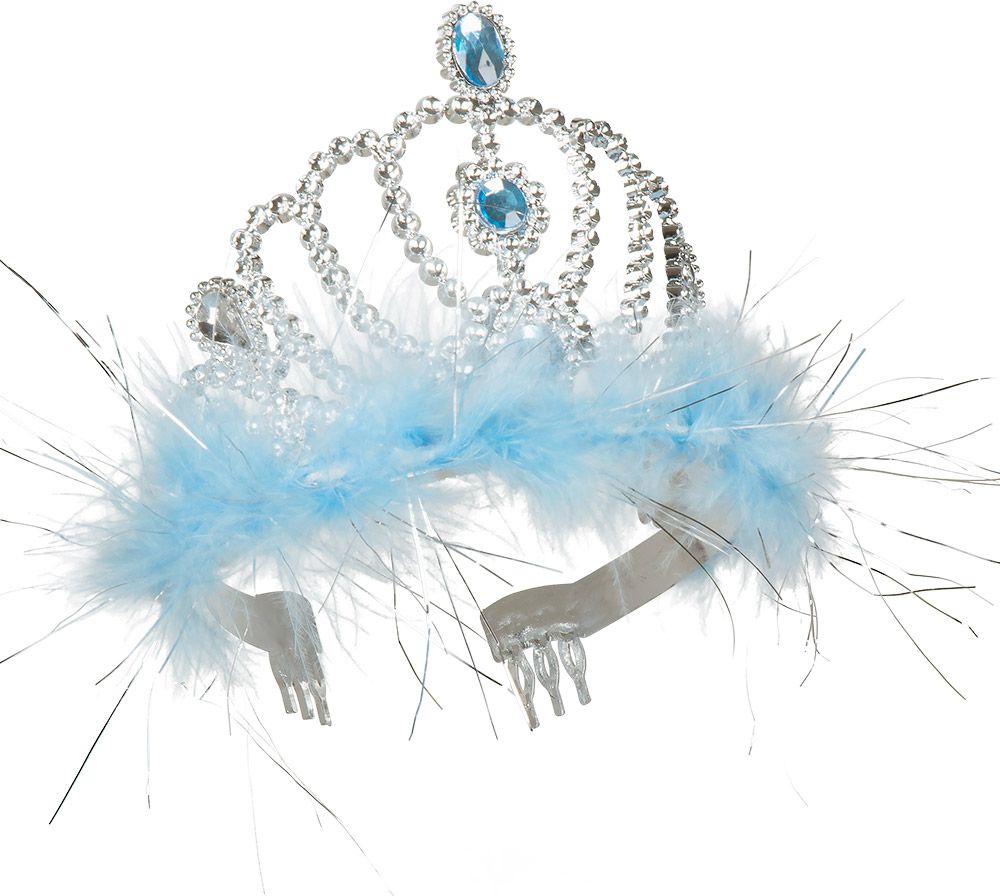 spannend Gelijkmatig Verfijnen Blauwe juwelen tiara elza | Feestkleding.nl
