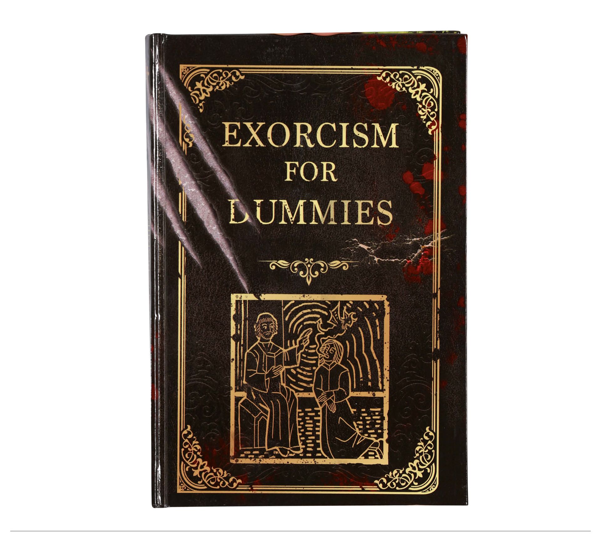 Boek ' Exorcism for dummies' 22 x 15 cm halloween