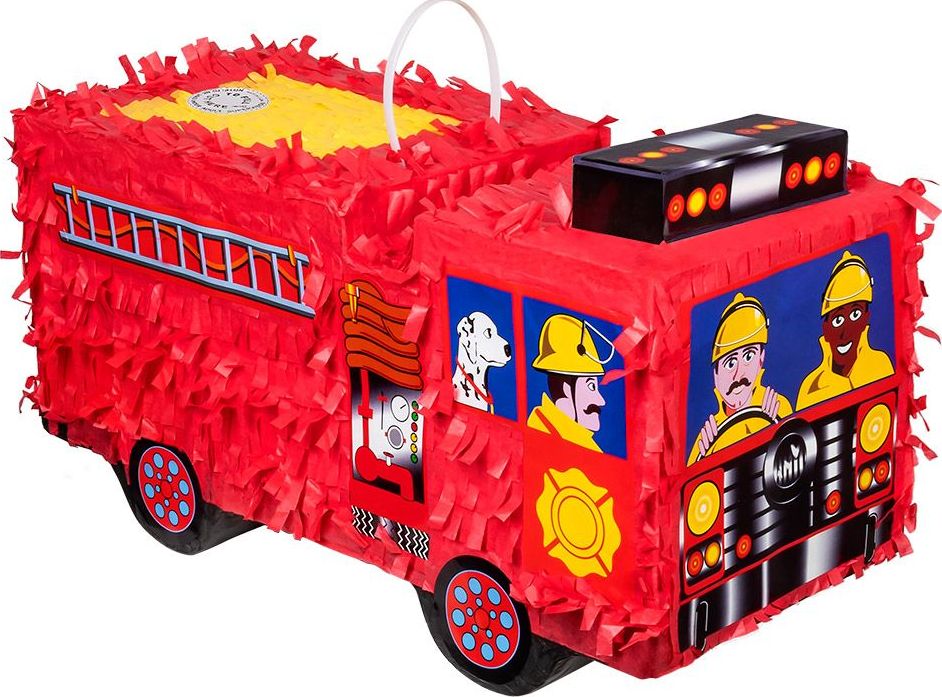 Brandweerwagen Piñata 43cm