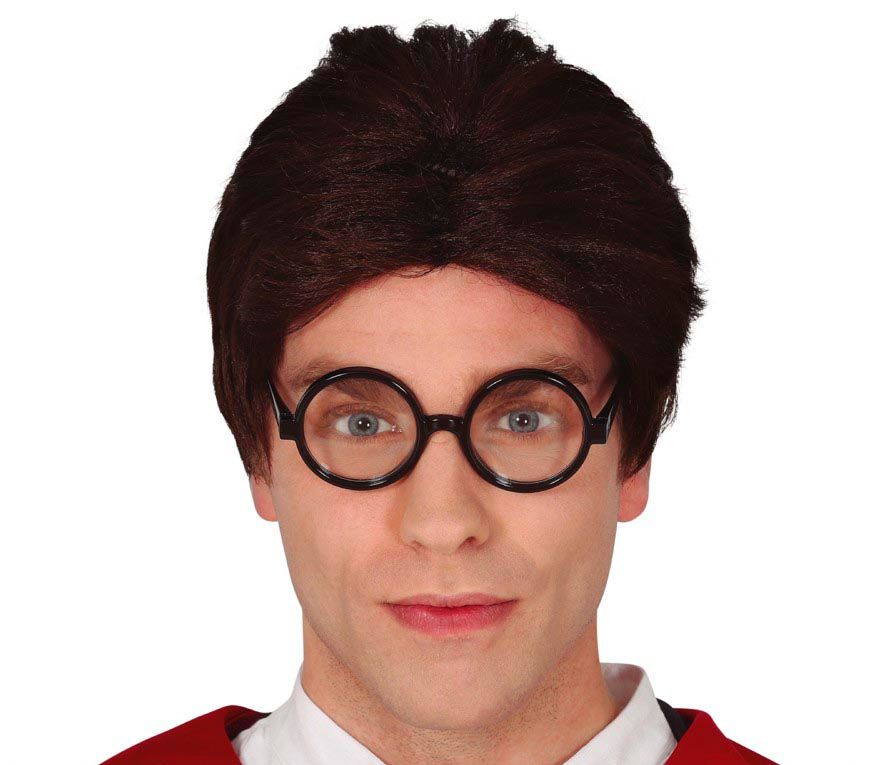 Bruine Harry Potter pruik