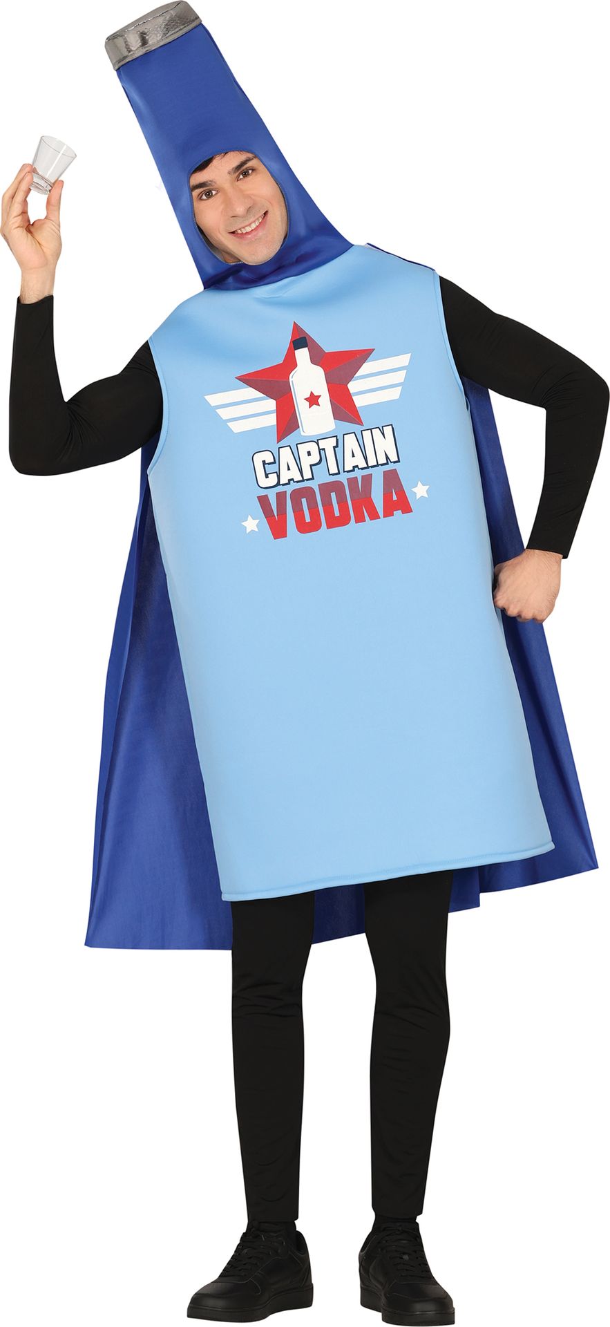 Captain Wodka Superheld Outfit