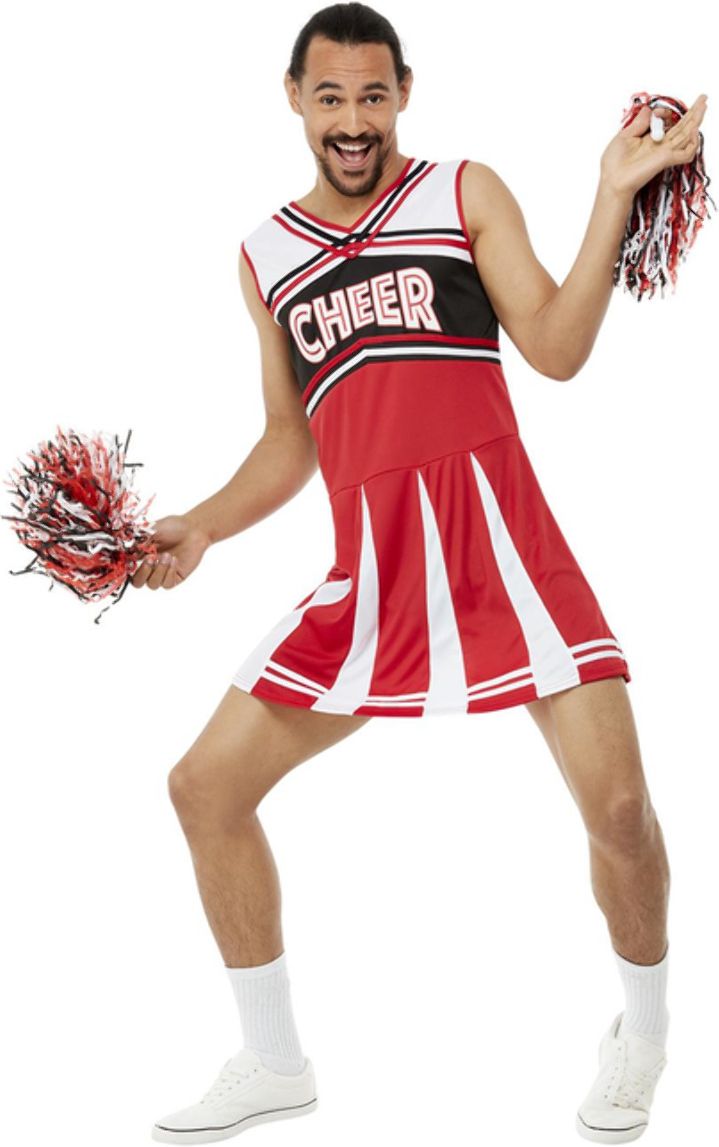 Cheerleader Heren Pak Rood