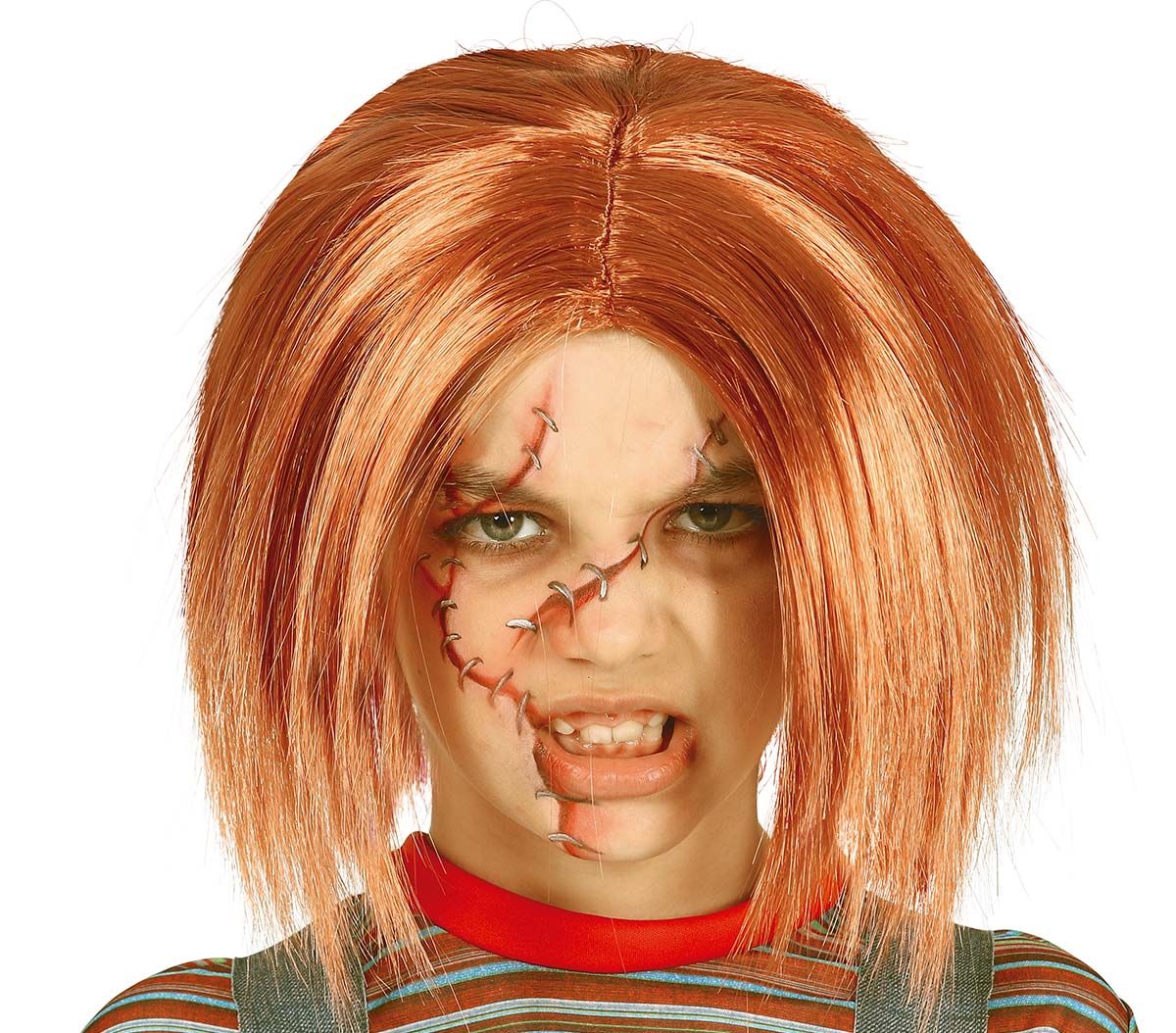 Chucky pruik kind halloween