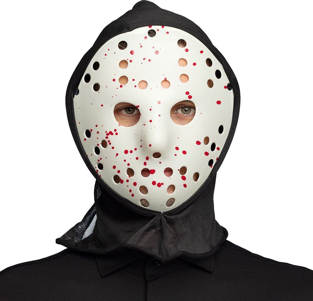 Cold Killer Gezichtsmasker met Kap halloween