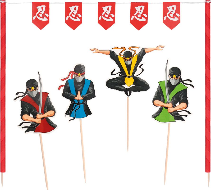 Complete Ninja Taartdecoratie Kit