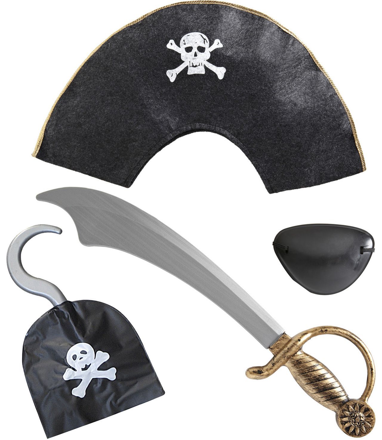 Complete piraten accessoire set