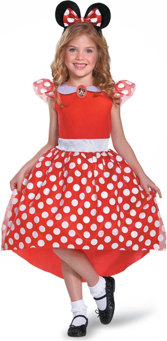 Disney Minnie Mouse Jurk Meisjes Rood