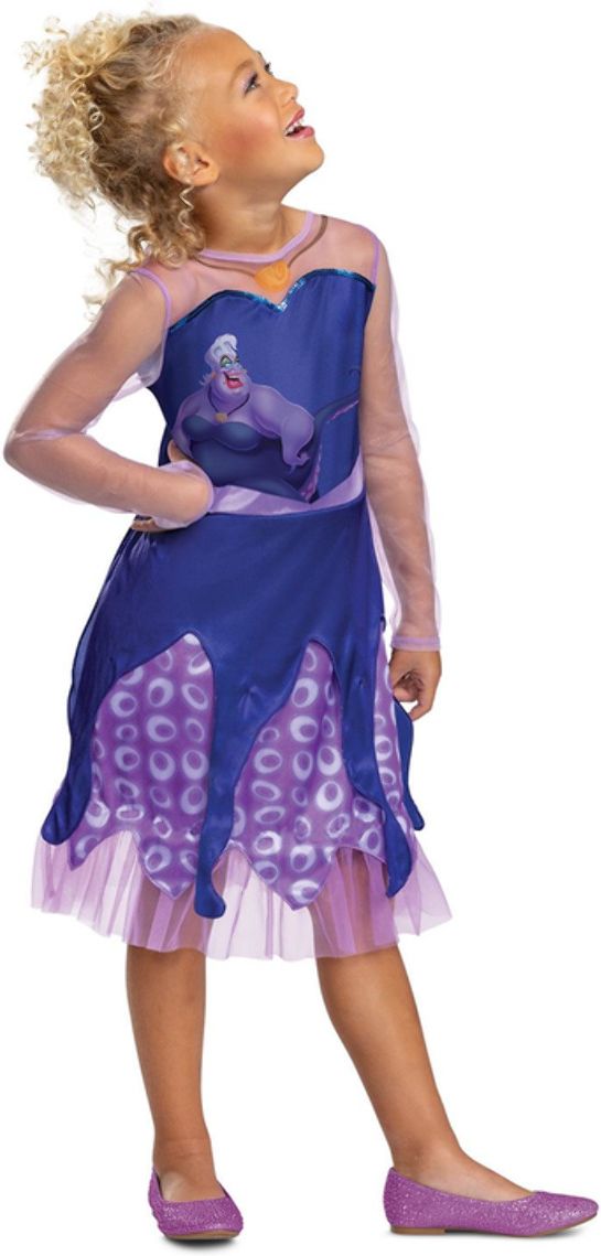 Disney Ursula Jurk Meisjes Paars