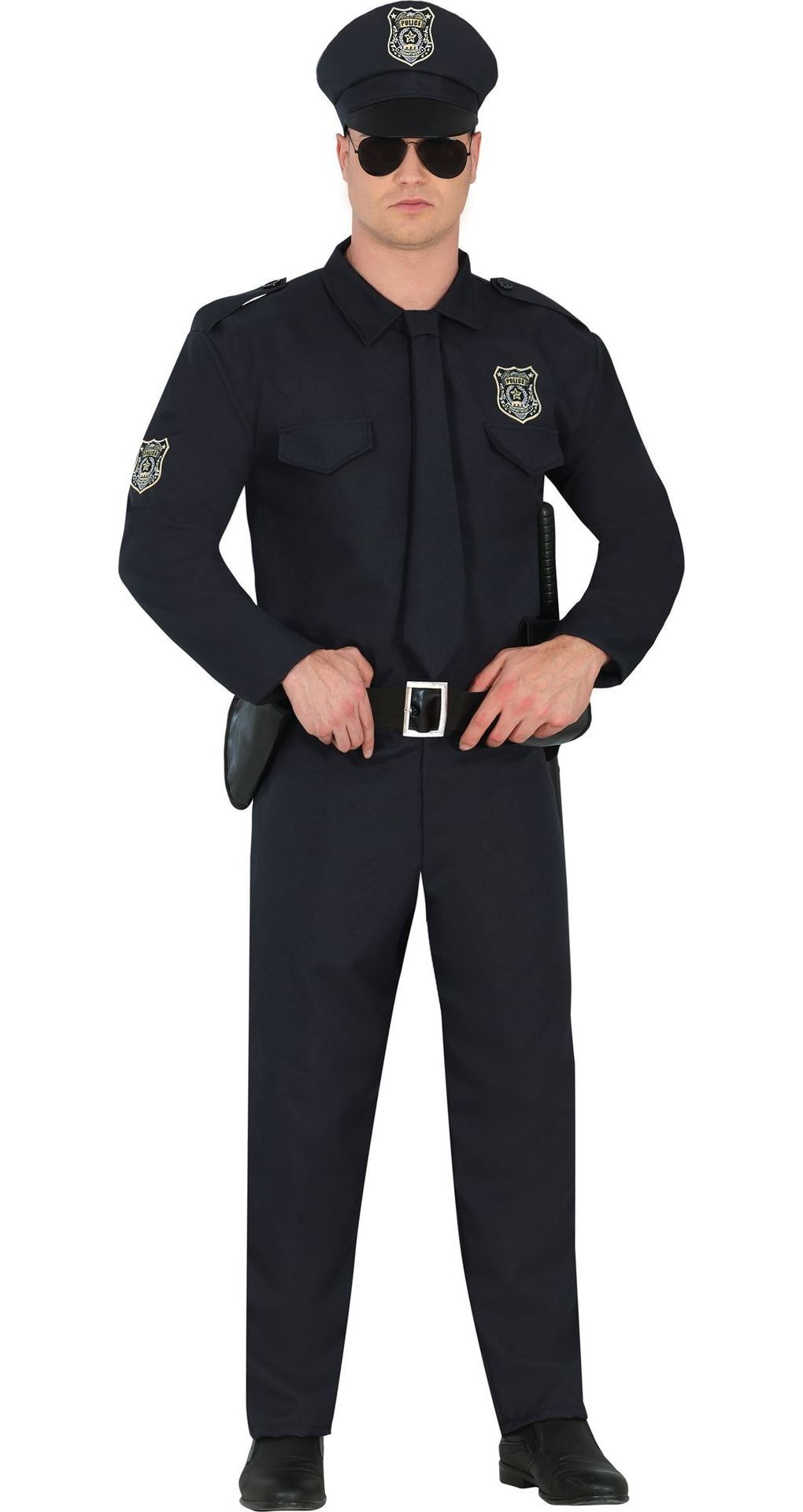 Donker Politie Uniform Volwassenen