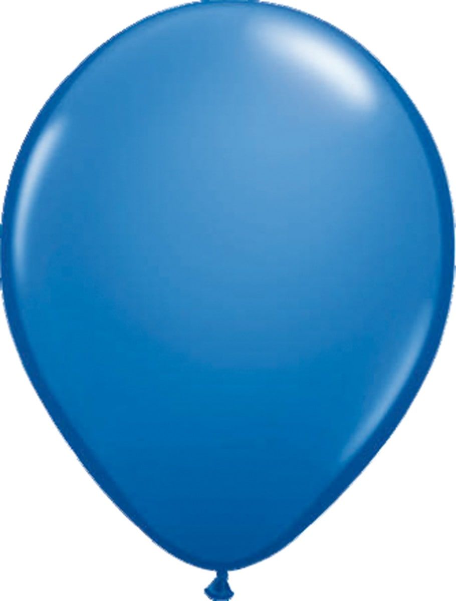 Donkerblauwe metallic ballonnen 10 stuks