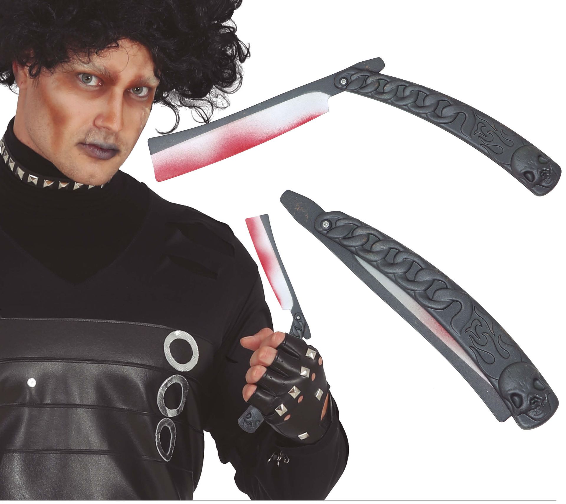 Edward Scissorhands bebloed scheermes 30 cm halloween