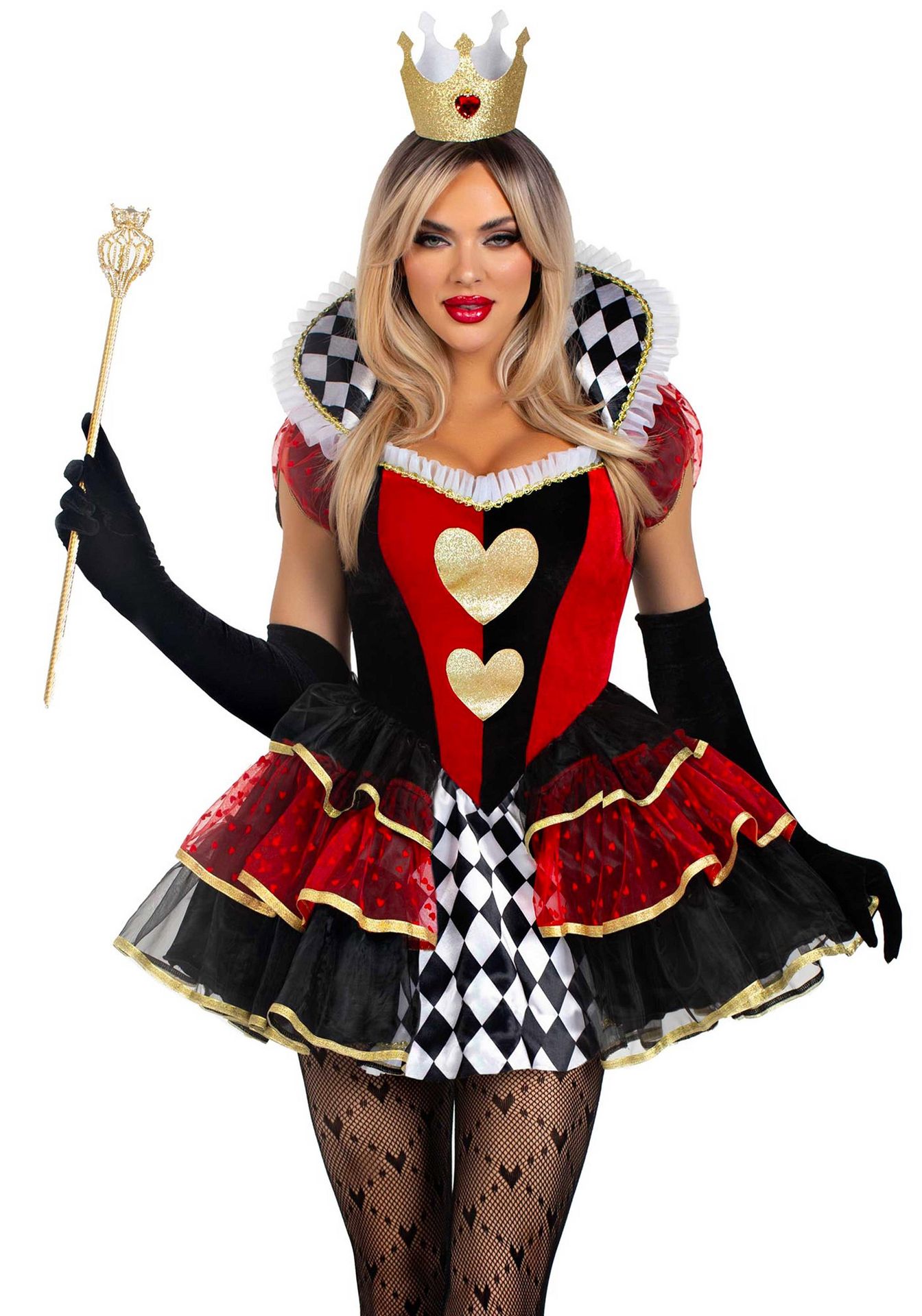 Elegant Queen of Hearts Jurk voor Dames