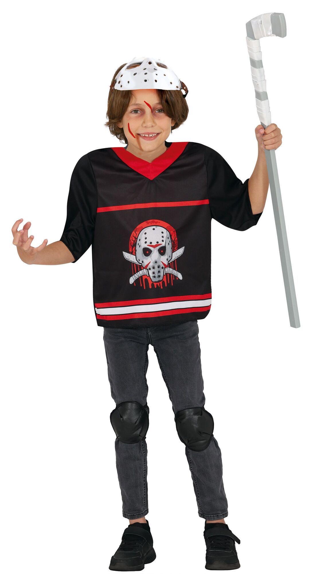 Enge ijshockey speler kostuum halloween kind