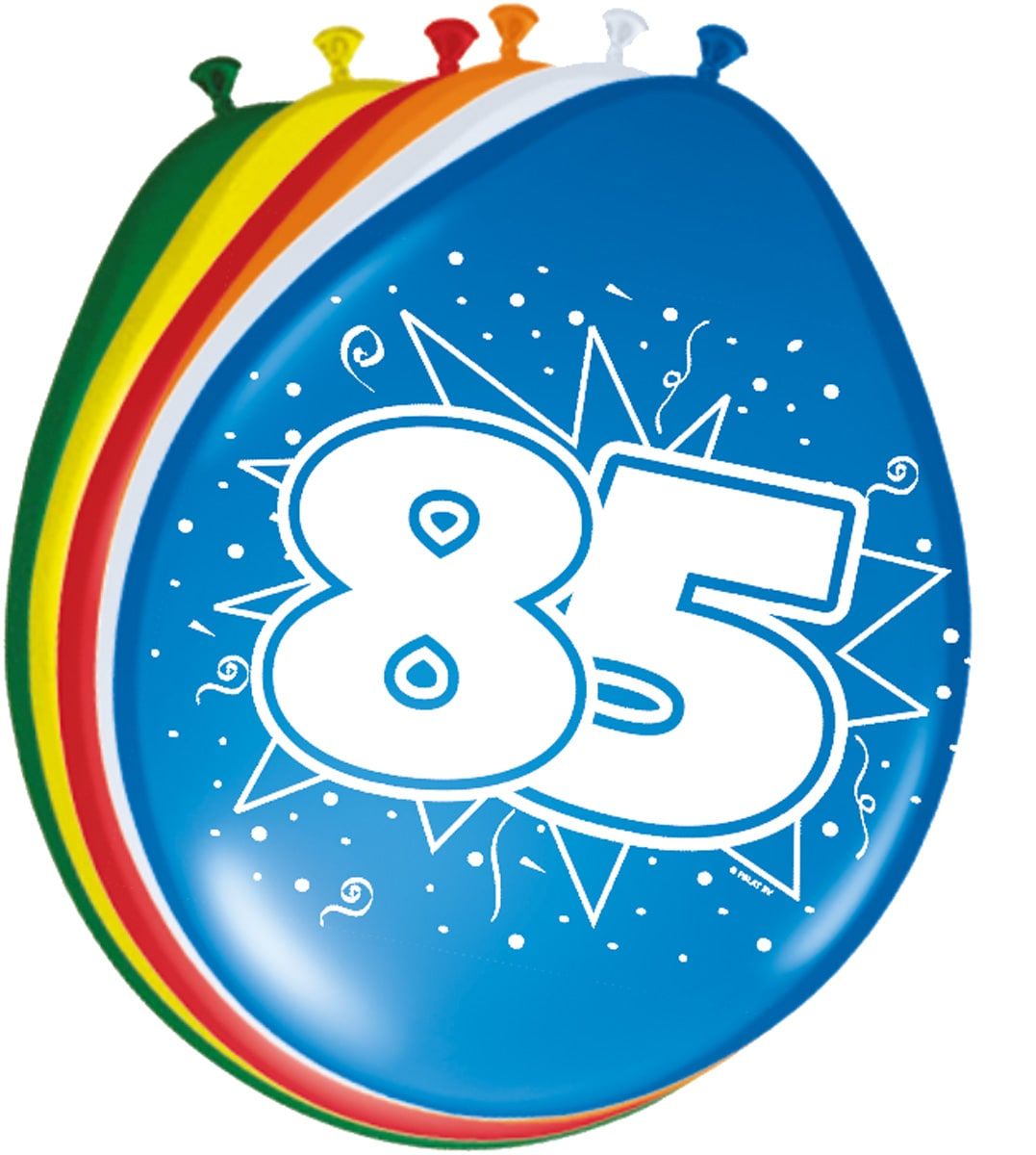 Feestelijke verjaardag ballonnen 85 jaar