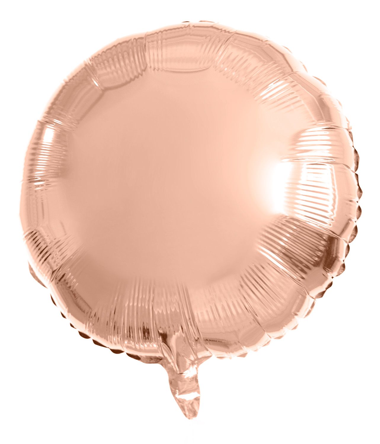 Folieballon rose goud rond