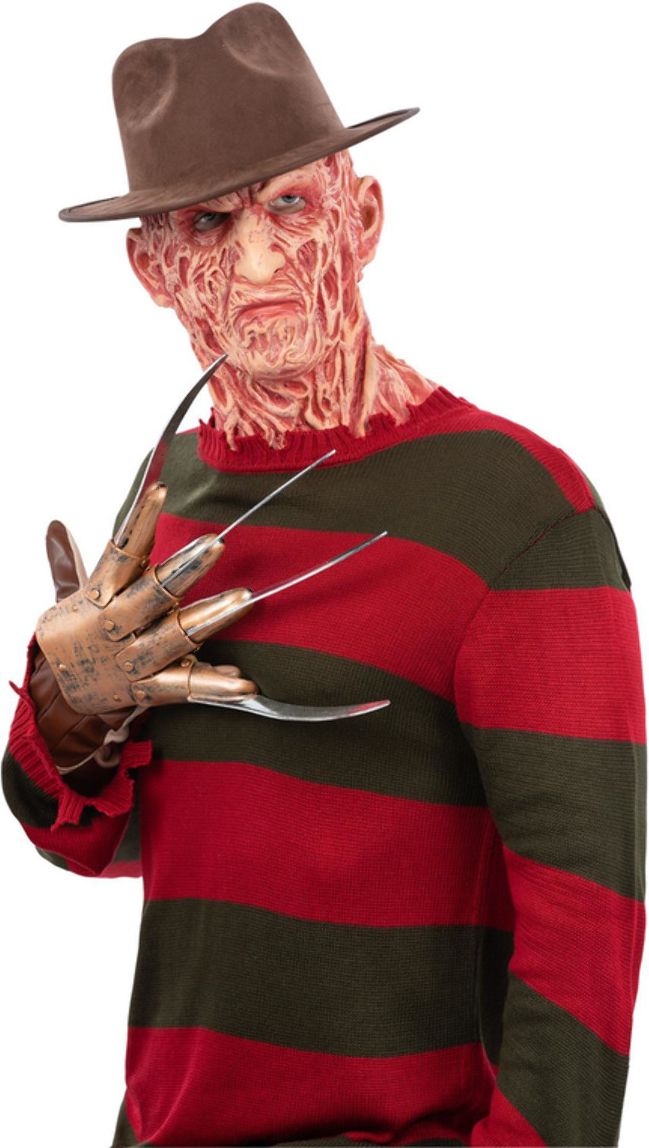 Freddy Krueger Kostuum Mannen Rood