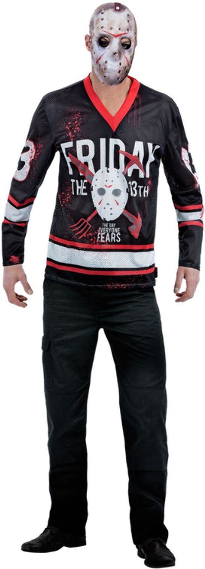 Friday The 13th Hockey Top Mannen Zwart