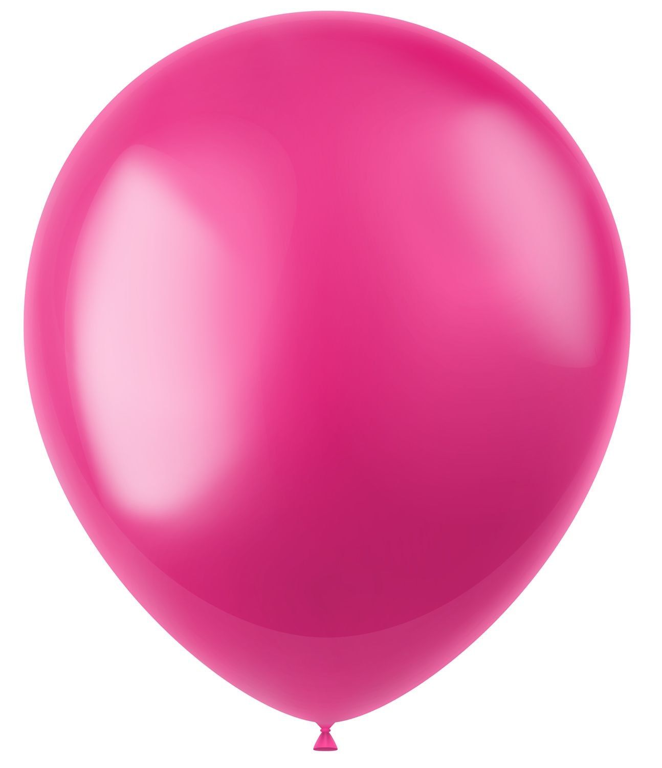 Fuchsia roze metallic ballonnen 50 stuks