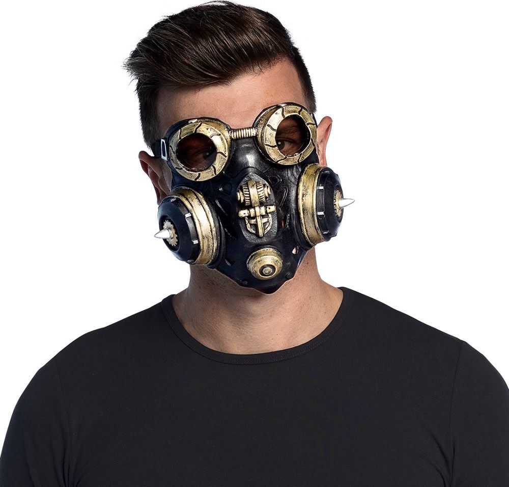 Gas Master Steampunk Latex Gezichtsmasker